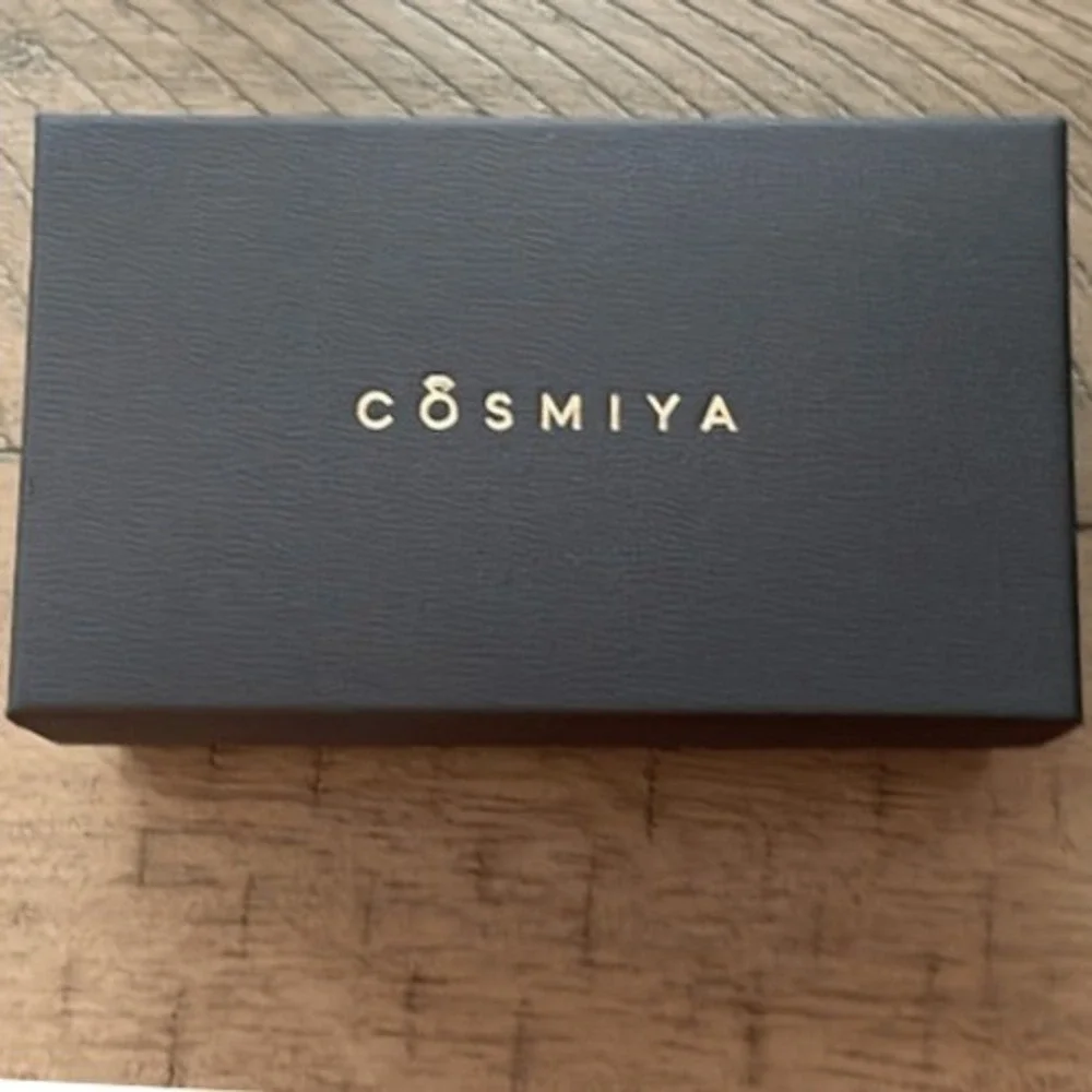 Cosmiya Pink Saffiano Vegan Leather‎ Travel Jewelry Case Organizer Box Dust Bag